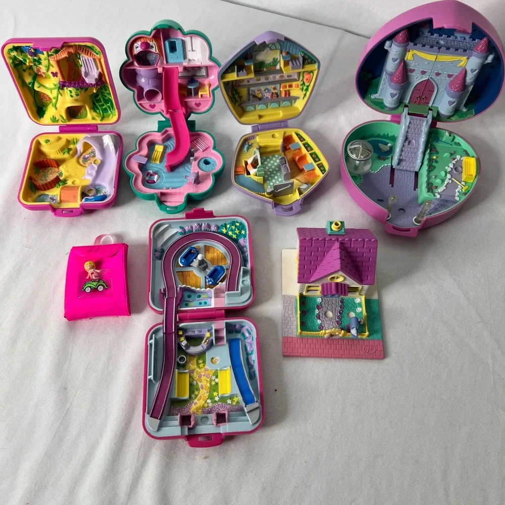 Vintage Large Polly Pocket Lot | Incomplete | 1989-1995